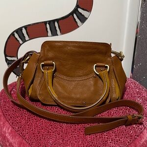 See By Chloe Tan Leather Crossbody Bag